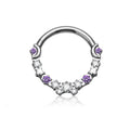 Celestial Titanium Hinged Ring
