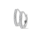 Micro CZ Paved Hinged Ring
