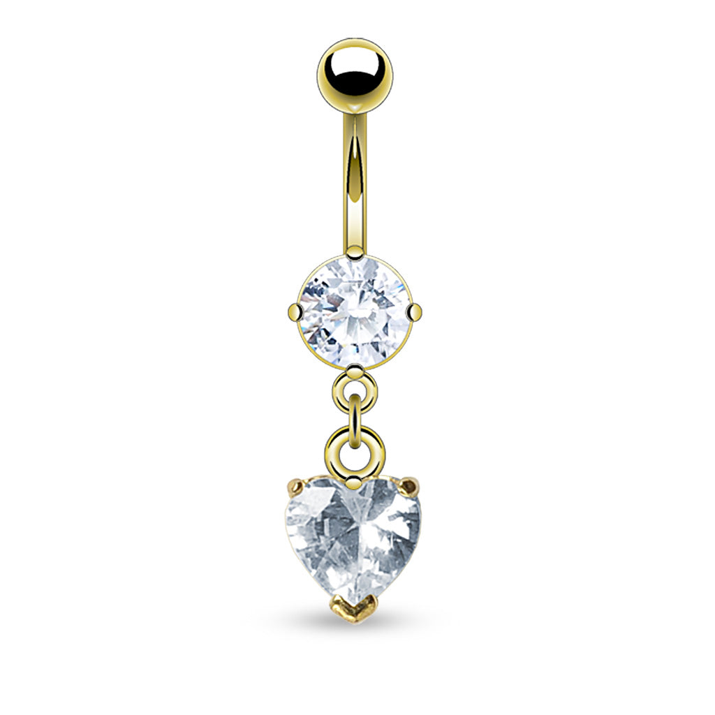 Sweet Heart Navel Bar - D3