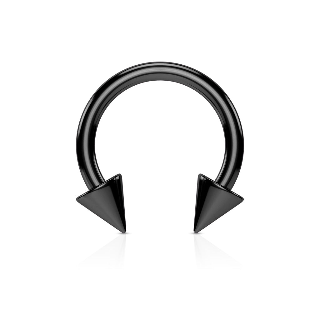 Surgical Steel 16g Spiked Horseshoe