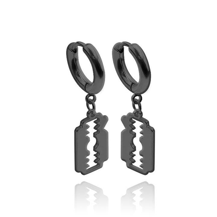 Stainless Steel Hoop - Blade Dangle