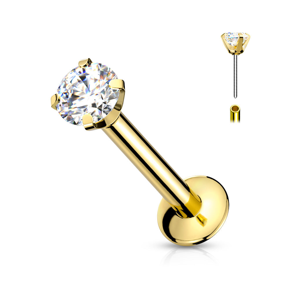 Surgical Steel Push Pin Nose Stud
