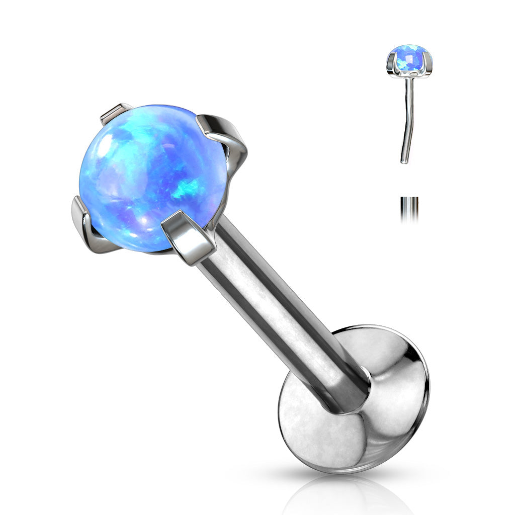 Opal Labret Style Nose Stud - M1 – Charm ltd