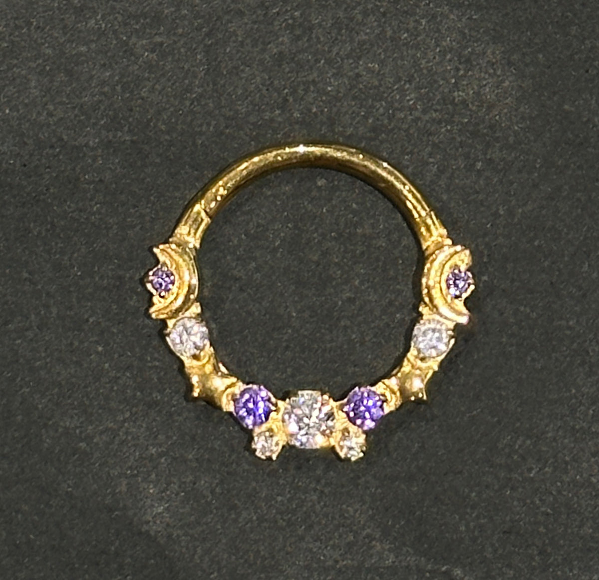 Celestial Titanium Hinged Ring