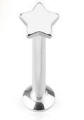 Small Star Surgical Steel Labret (Smoother Edge)