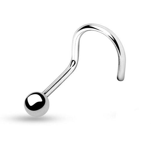 Ball Top Surgical Steel Nose Screw