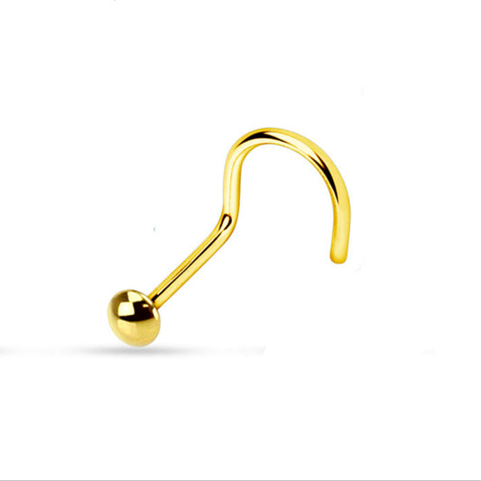 Dome Top Surgical Steel Nose Screw