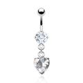 Sweet Heart Navel Bar - D3