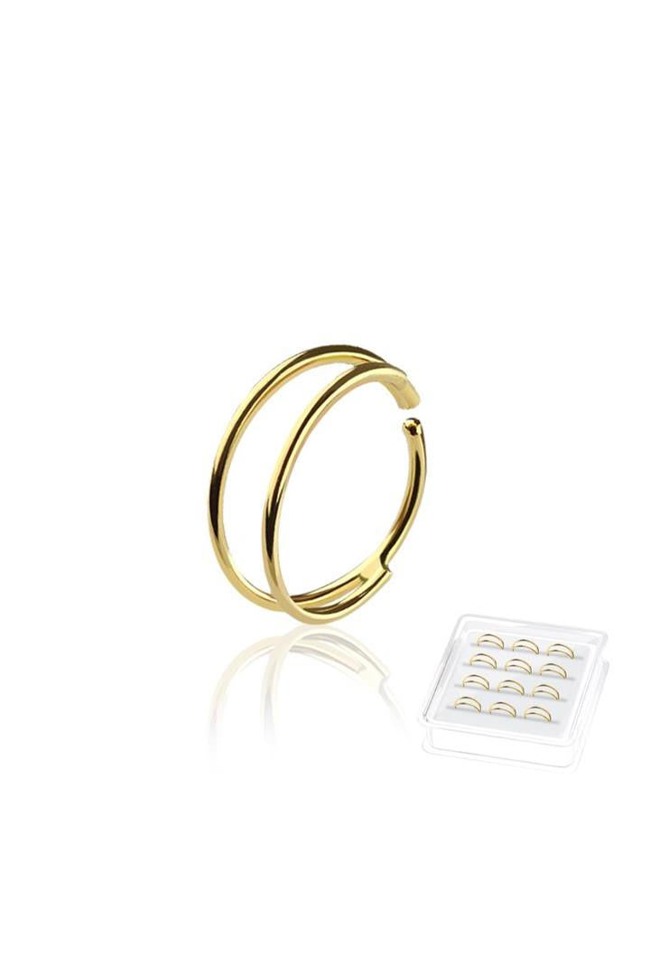 Sterling Silver Double Nose Ring