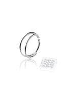 Sterling Silver Double Nose Ring