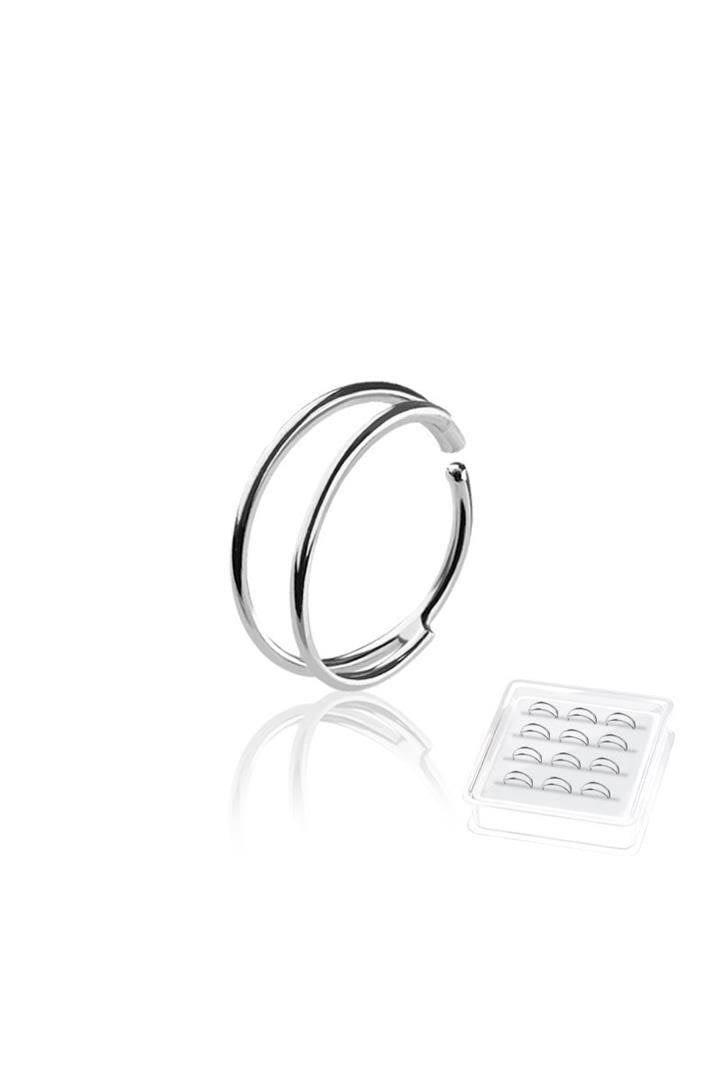Sterling Silver Double Nose Ring