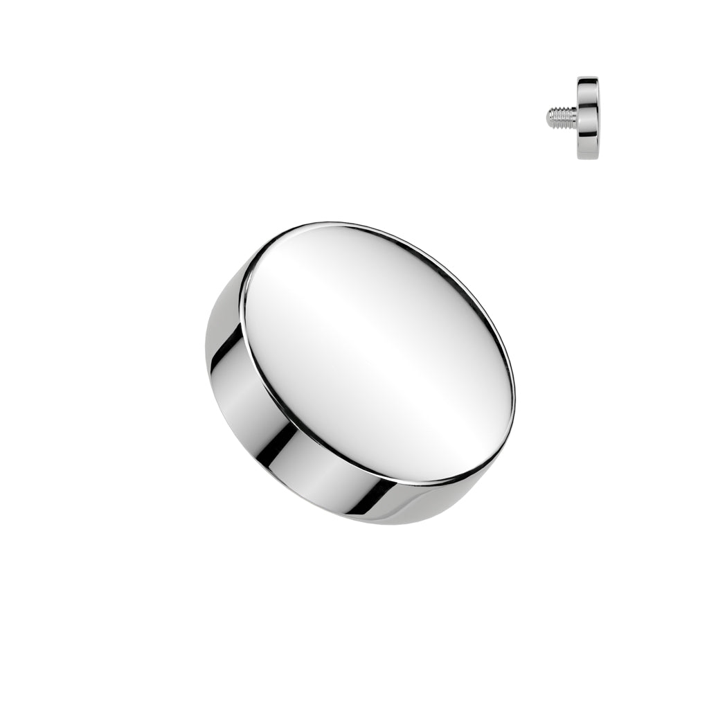Surgical Steel Flat Disc Top