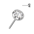 Titanium Threadless Bezel Set Top
