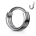 Triple Layered Hinged Ring
