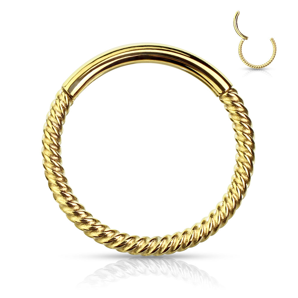 Braided Hinged Ring