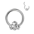 Bee Titanium Hinged Ring