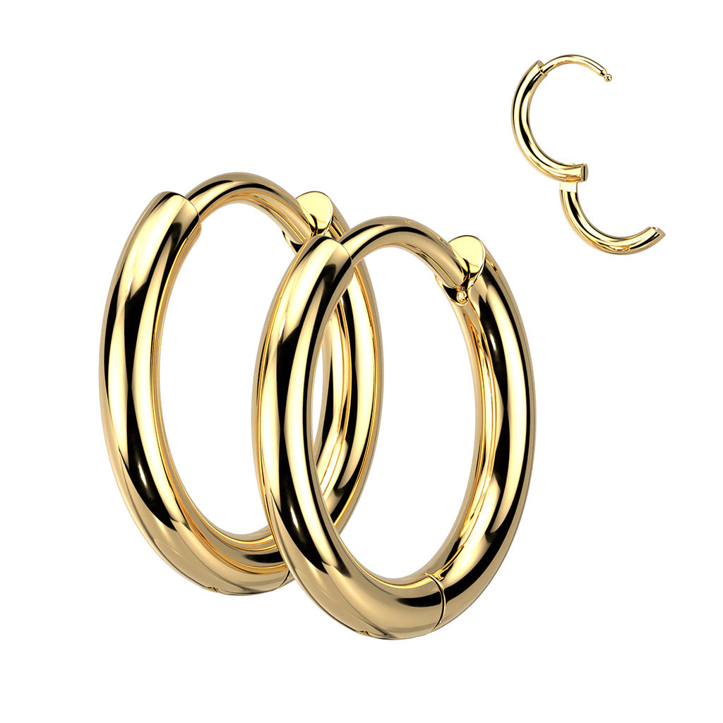 Simple Hoop Earrings - Q11