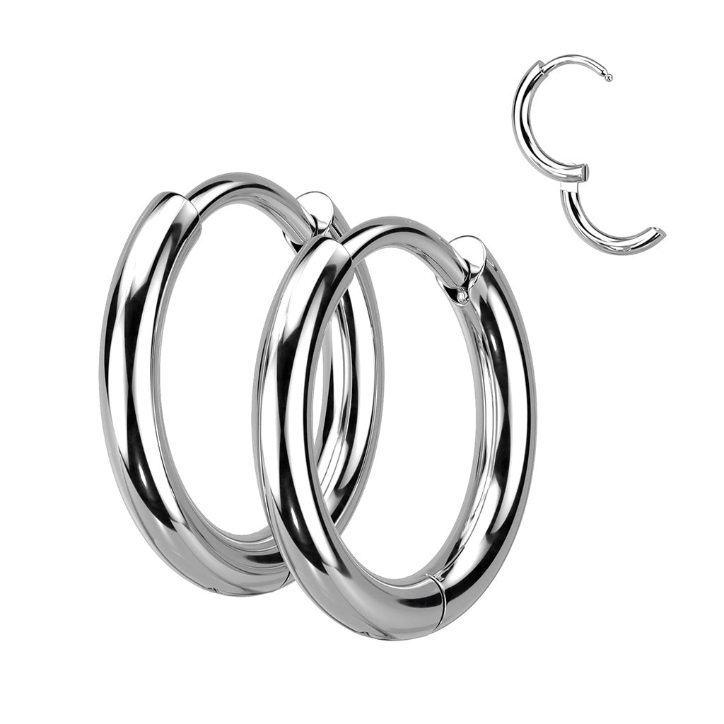 Simple Hoop Earrings - Q11