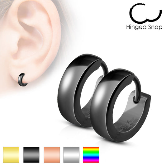 Thick Hoop Earrings (Pair) - M4