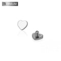 Titanium Heart Dermal Top
