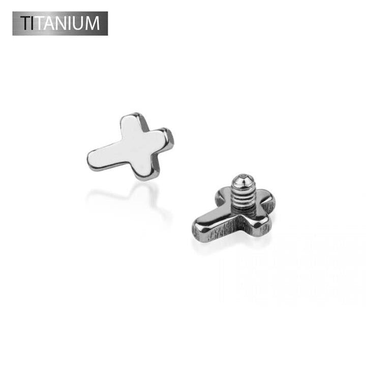 Titanium Cross Dermal Top
