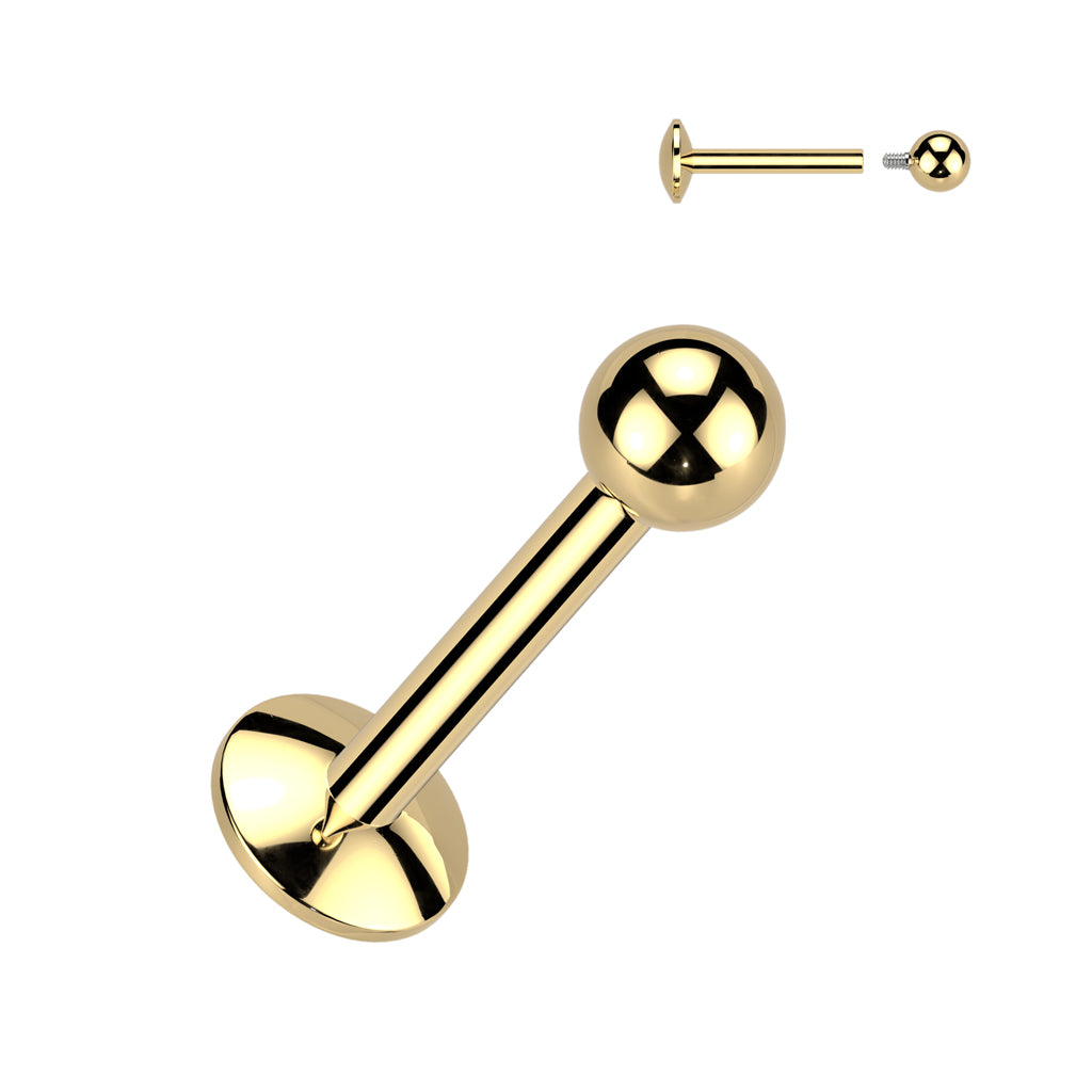 Surgical Steel Internally Threaded Basic Labret