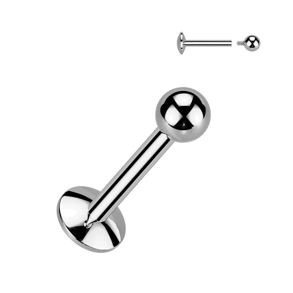 Surgical Steel Internally Threaded Basic Labret