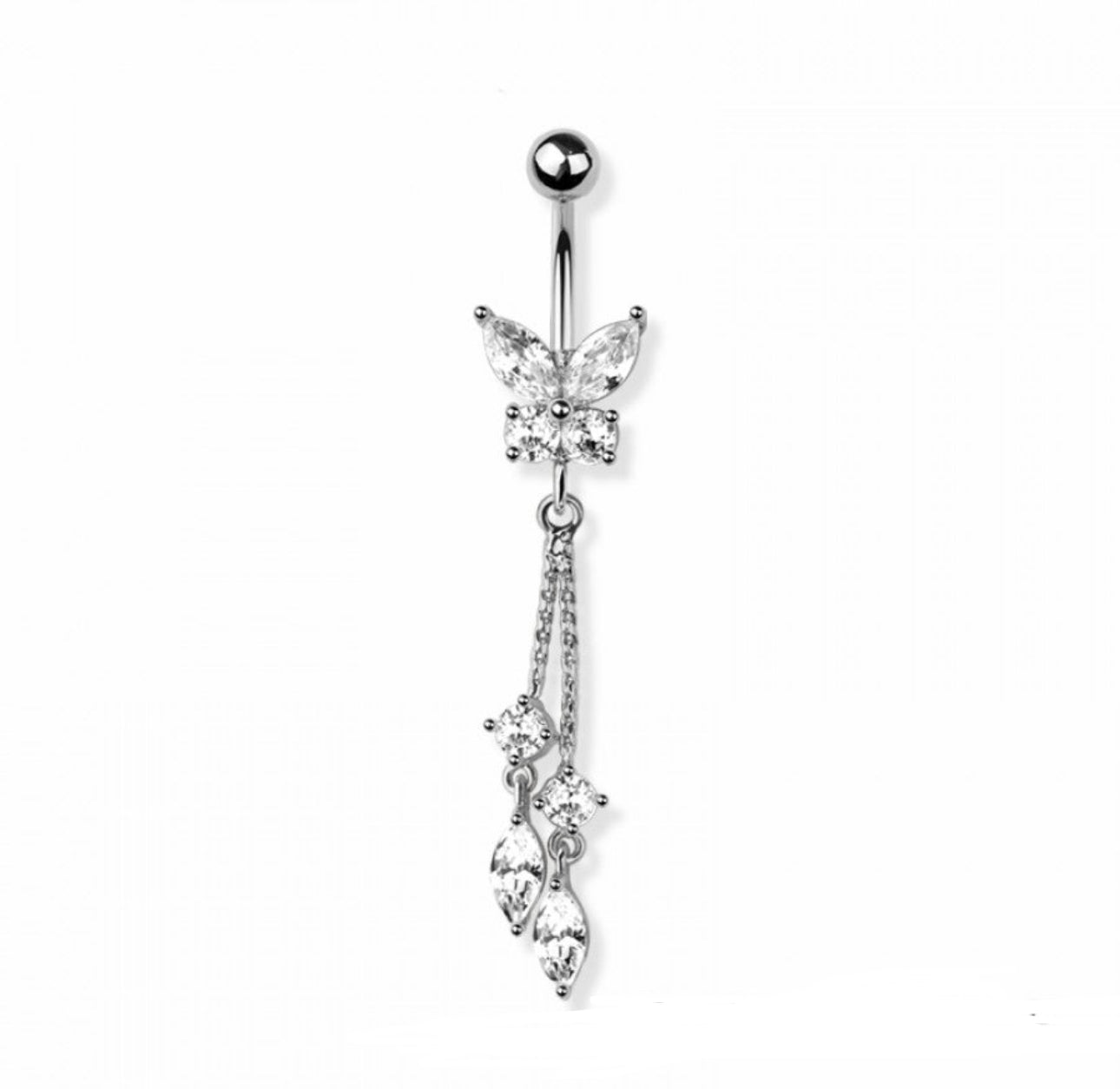 Belly bar on sale with chain