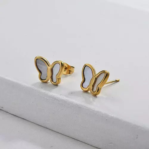 Butterfly Stud Earrings- F3