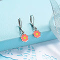 Rose Tint Flower Earrings- G5