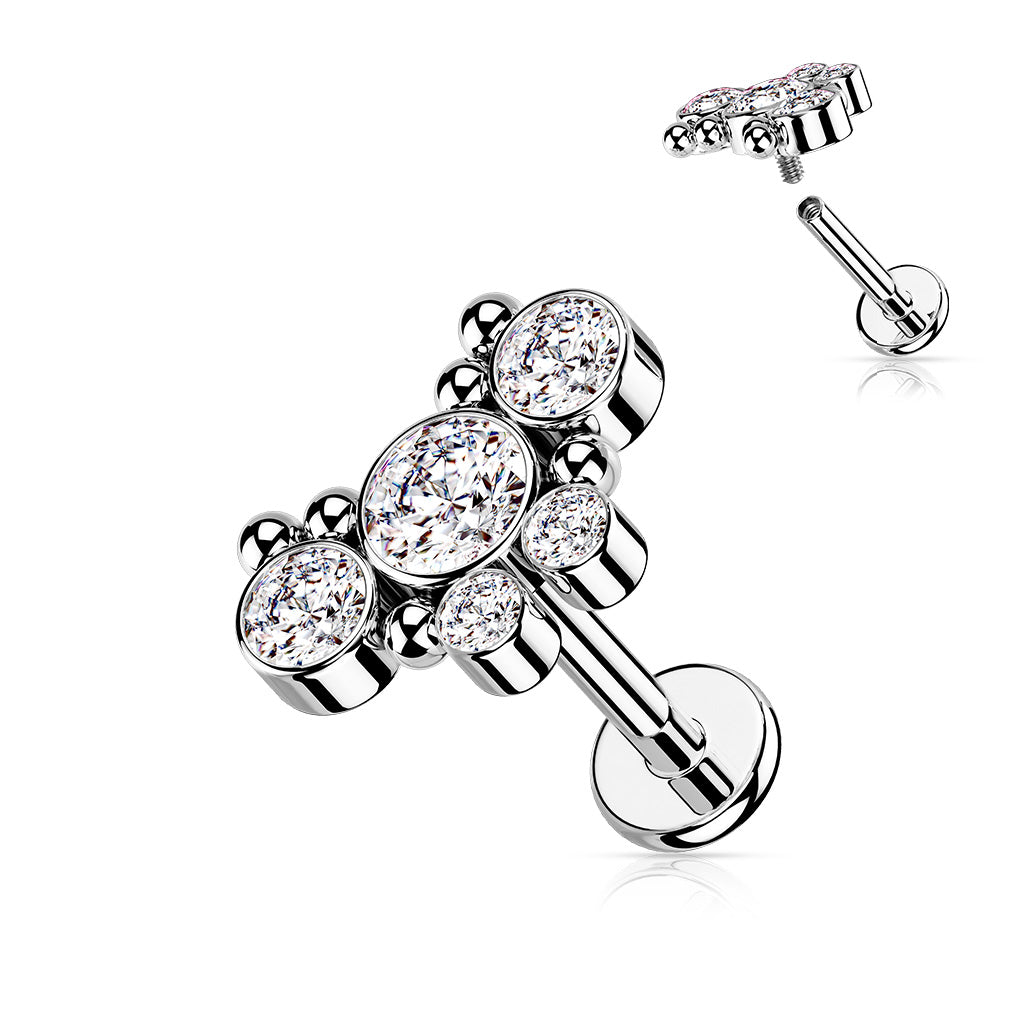 CZ Cluster Labret- D10