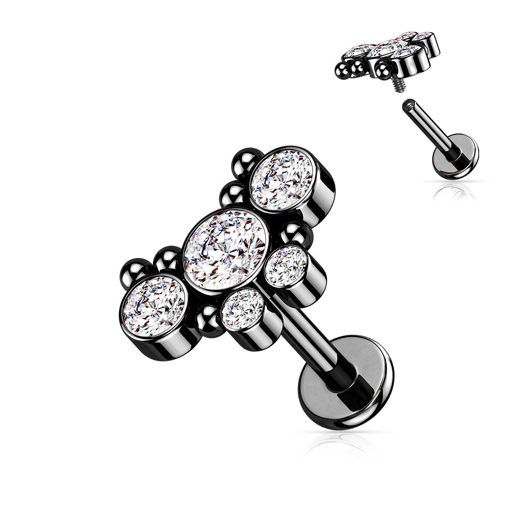 CZ Cluster Labret- D10