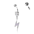 Lightning Bolt Belly Bar - H10