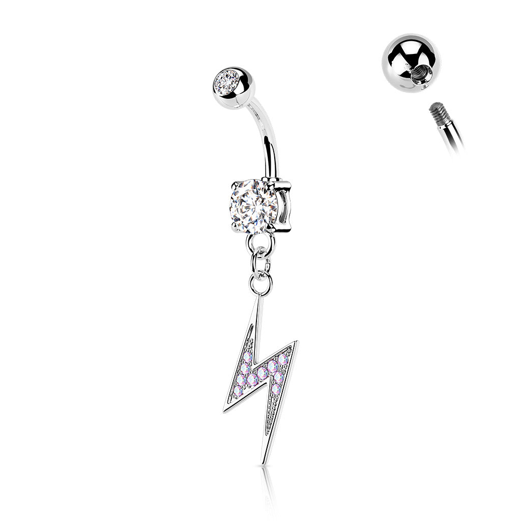 Lightning Bolt Belly Bar - H10