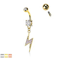 Lightning Bolt Belly Bar - H10