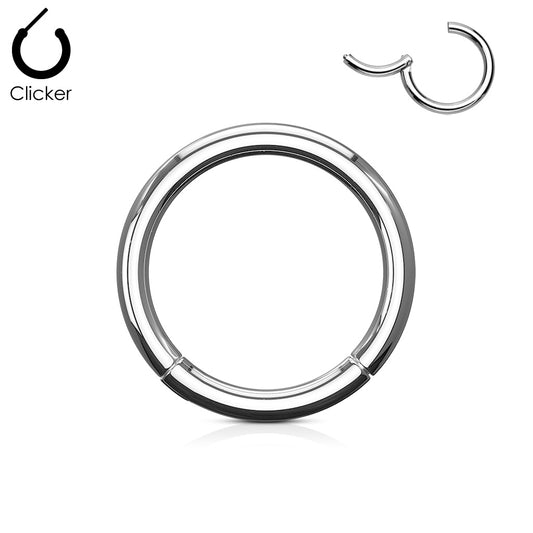 316L Surgical Steel Hinged Ring - O23
