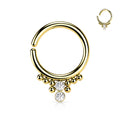 Cluster Bead Bendable Hoop - G12