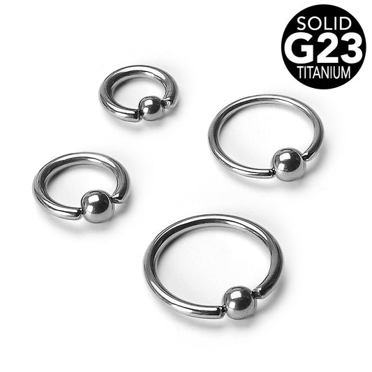 Solid Titanium Ring- F13