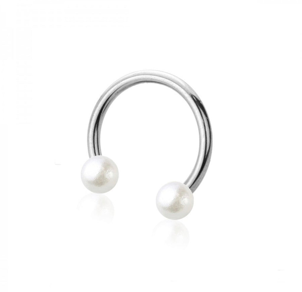 Pearl Coated Horse Shoe- G2