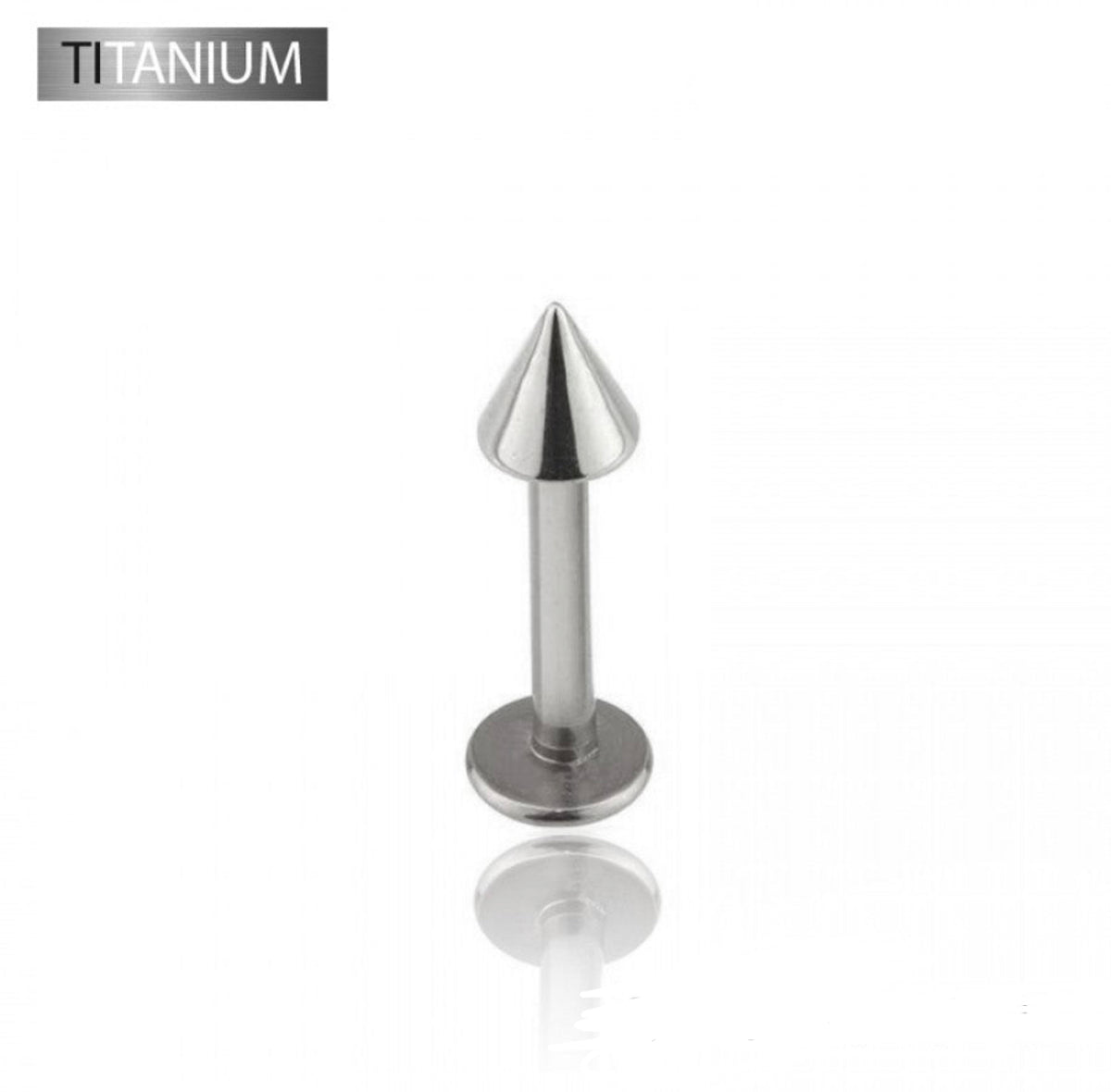 Implant Grade Solid Titanium Labret- C4