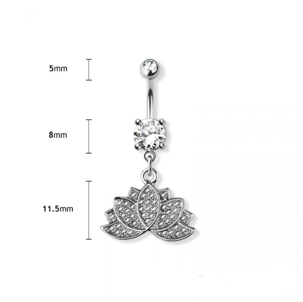 Quartz Lotus - Belly Bar - H13