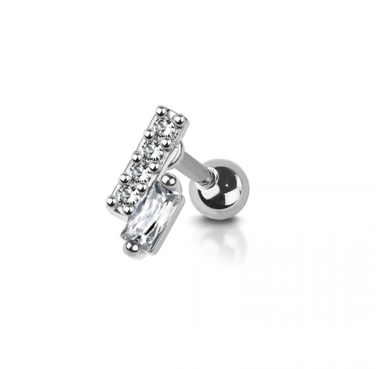 Endless Zirconia Stud- D14