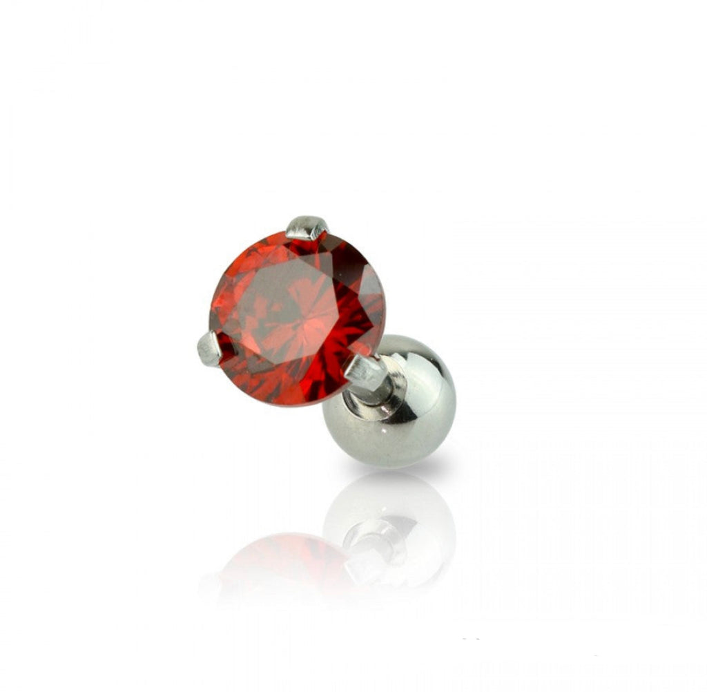 CZ Ball Back Stud- F1