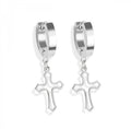 Hollow Cross Earrings (Pair) - F11
