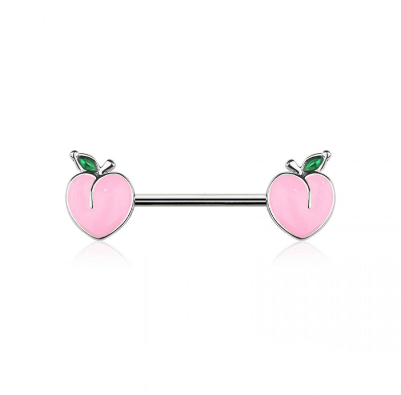 Pink Peach Nipple Bar- D20