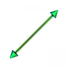 Black Spike Industrial Bar- B7