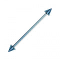 Black Spike Industrial Bar- B7